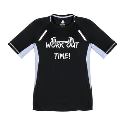 'Work Out Time' Mens Cool Dry Tee Thumbnail